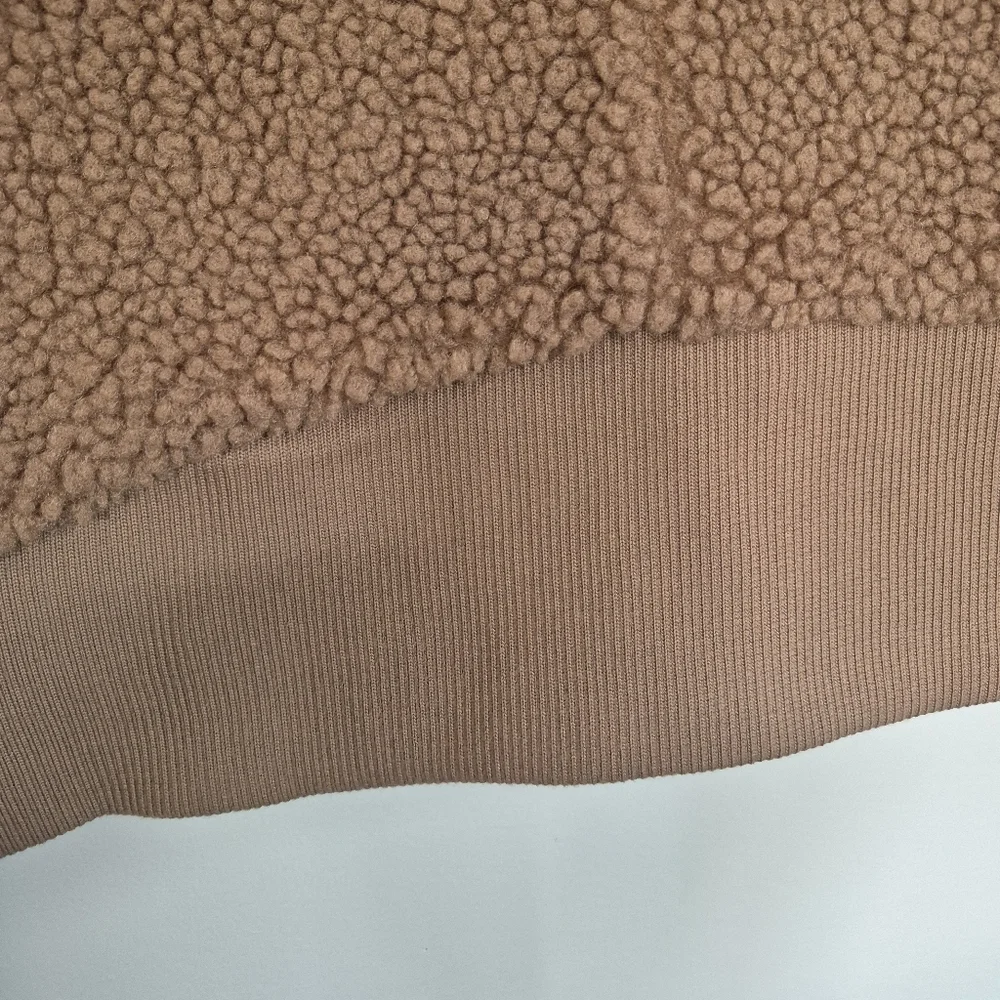 Kit + Ace Taupe Sherpa Full Zip Ribbed Neck And Waist Vest XL - Picture 10 of 12